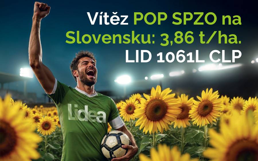 Slunečnice LID 1061L zvítězila v pokusech na Slovensku